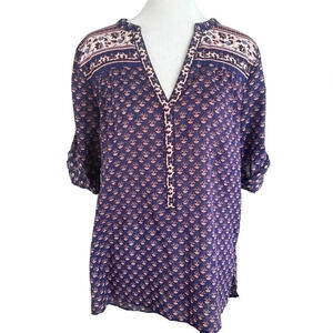 BCBGMaxAzria Camila Lightweight Cotton Top - Size Extra Small
